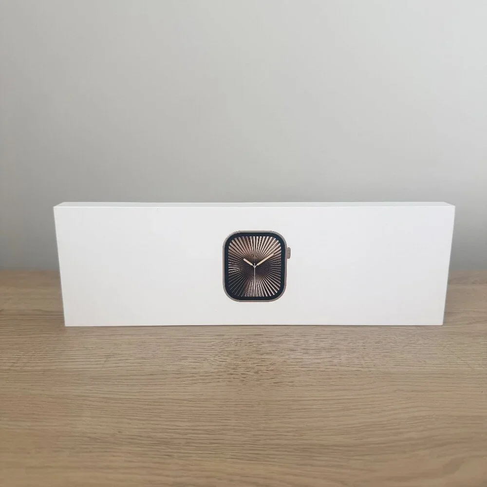 Apple Watch Series 10 Gold Titanium 42mm — Empty Box Only (No Watch)